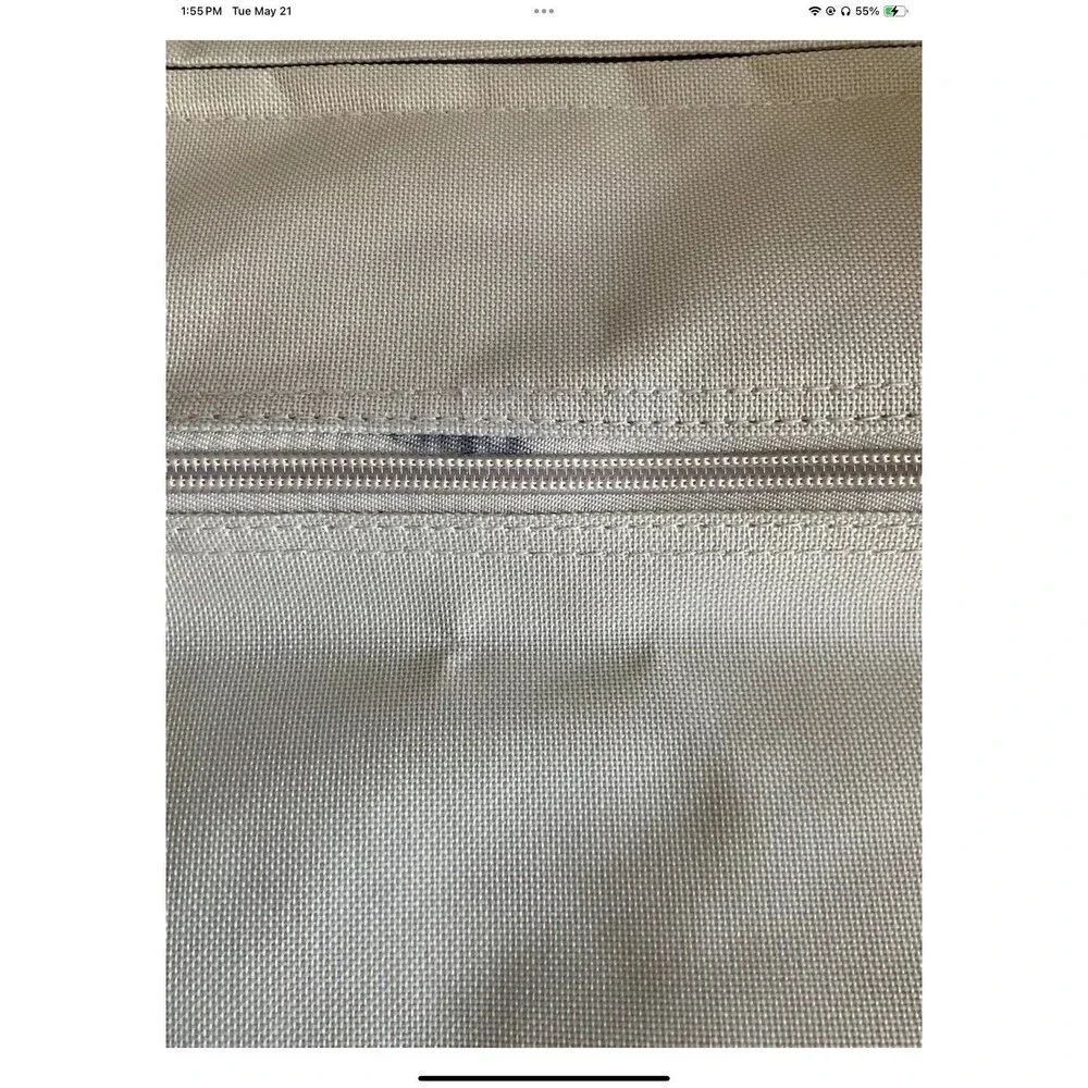 United Colors Of Benetton Mens Reversible Messenger Bag Black Or Tan Unisex NEW - Picture 9 of 9
